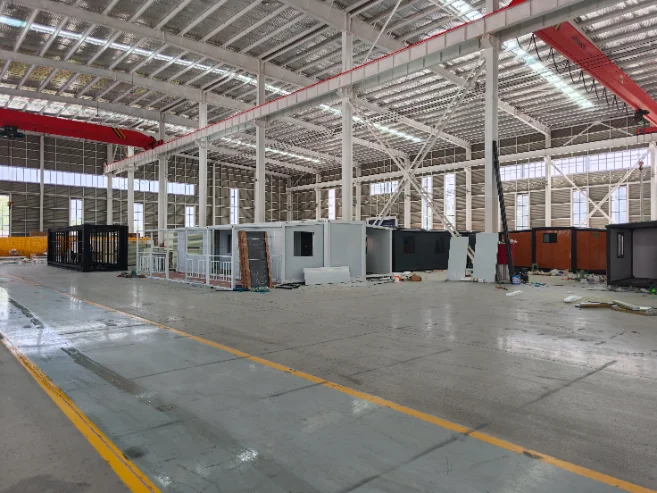 Modular prefab house manufacturing factory workshop and production facility